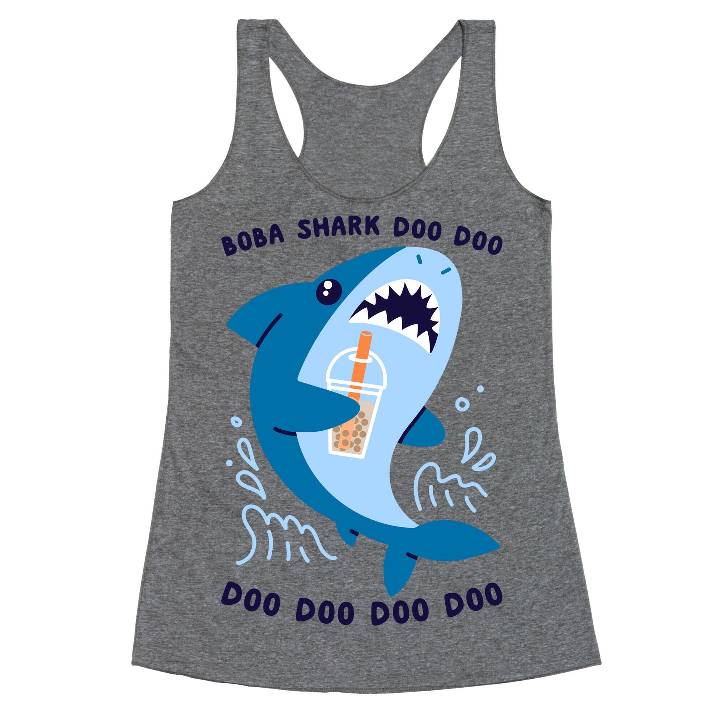 Boba Shark Racerback Tank