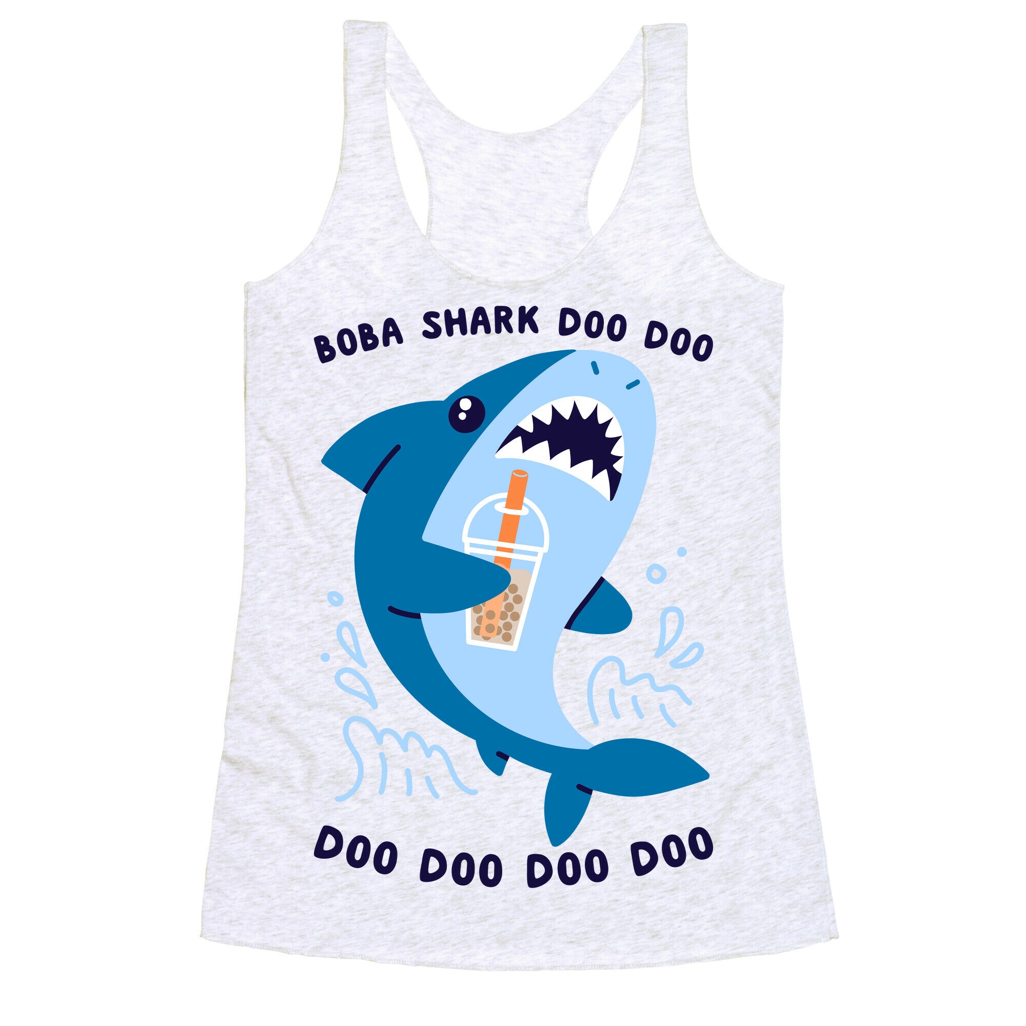 Boba Shark Racerback Tank