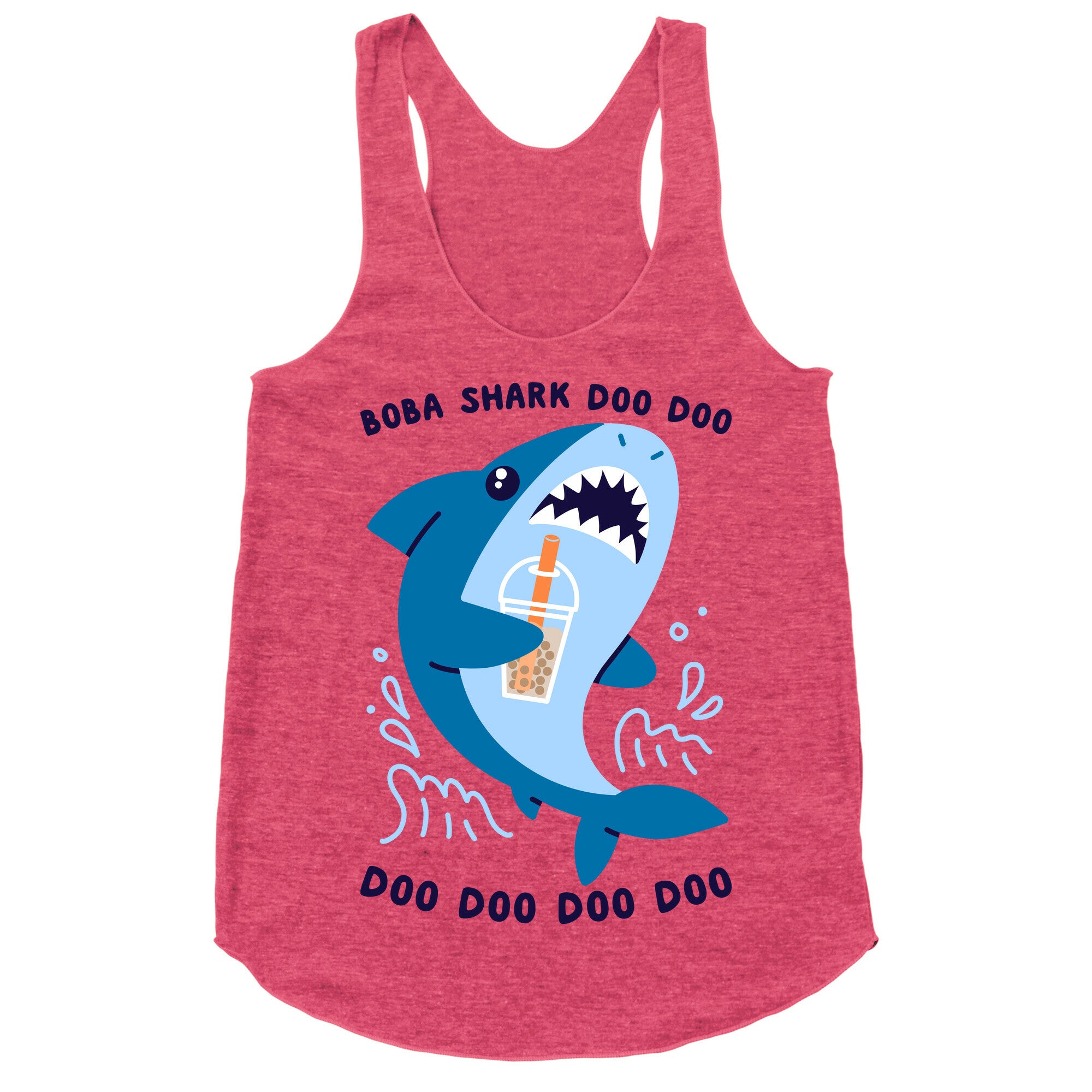 Boba Shark Racerback Tank