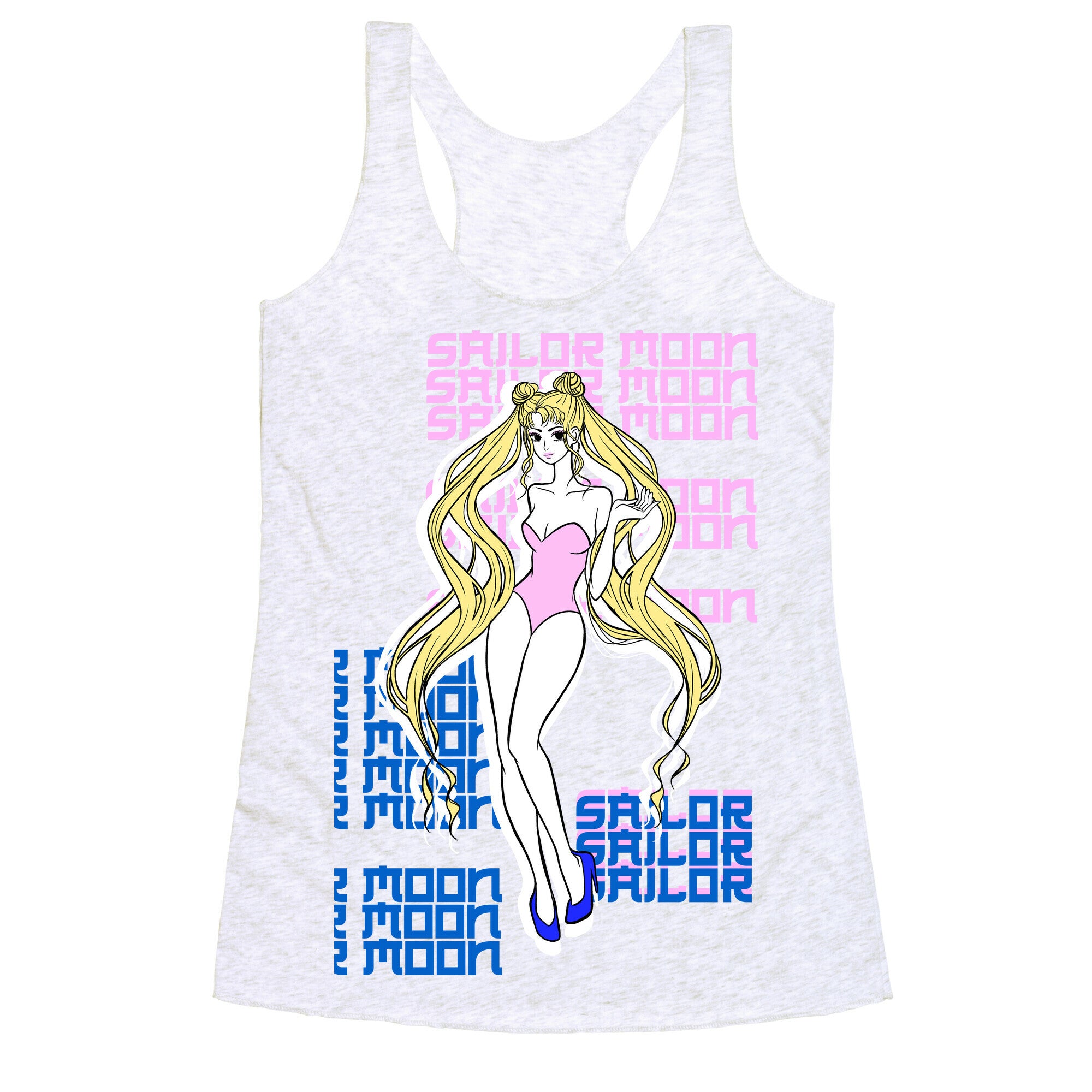 Pin Up Sailor Moon Racerback Tank