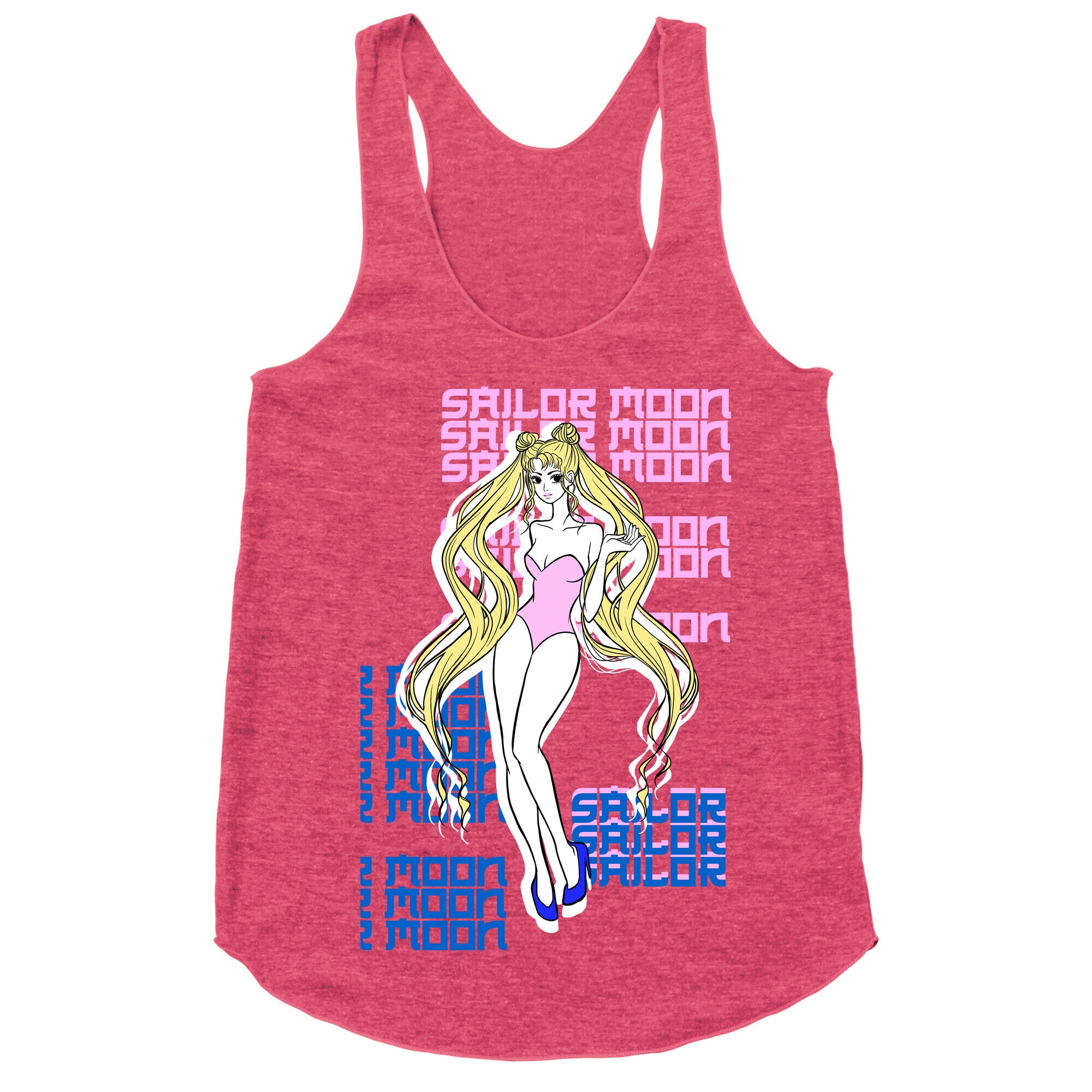 Pin Up Sailor Moon Racerback Tank