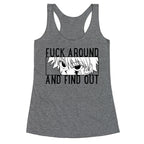 Killua Fuck Around And Find Out  Racerback Tank