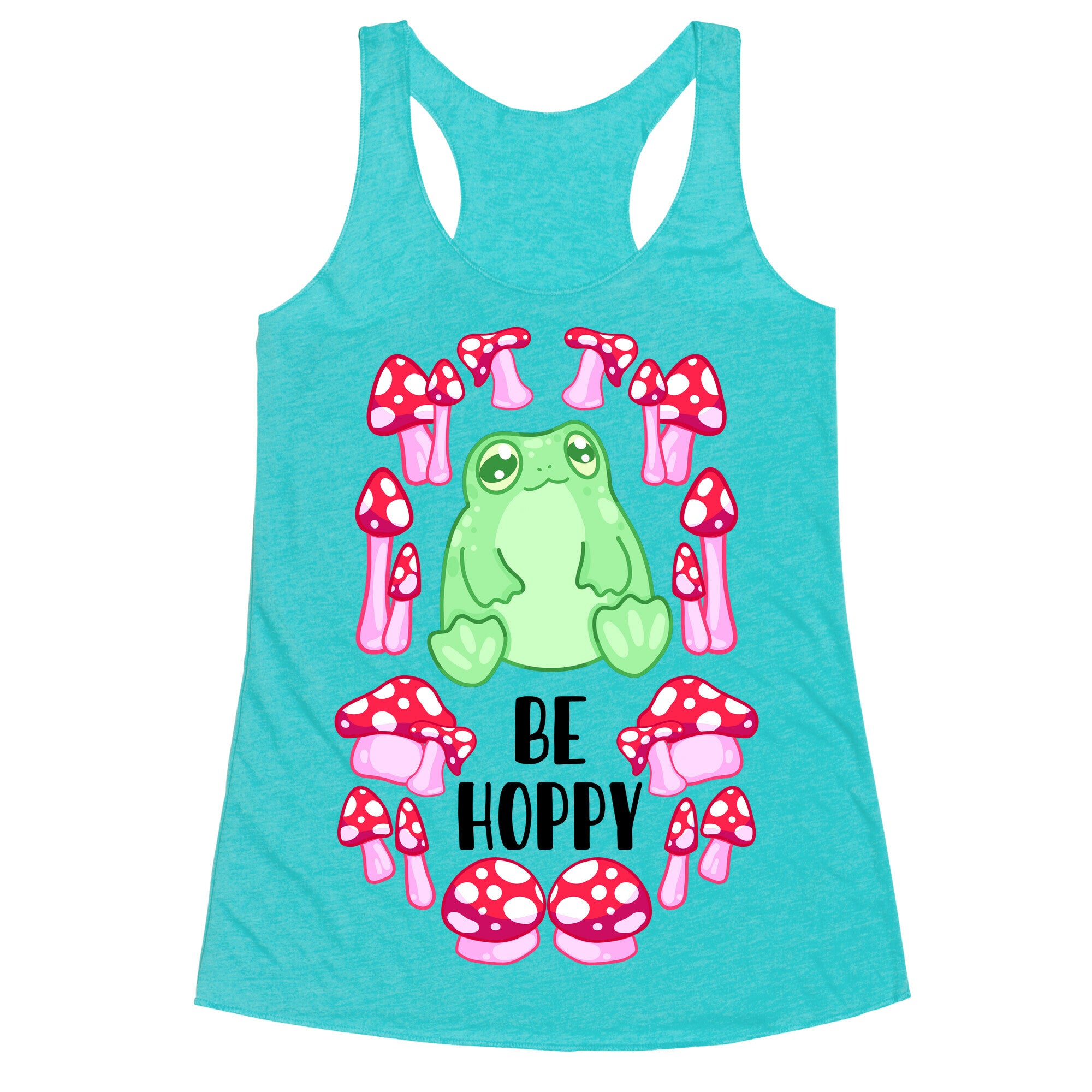 Be Hoppy Frog Racerback Tank