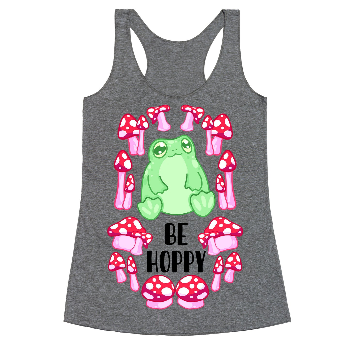 Be Hoppy Frog Racerback Tank