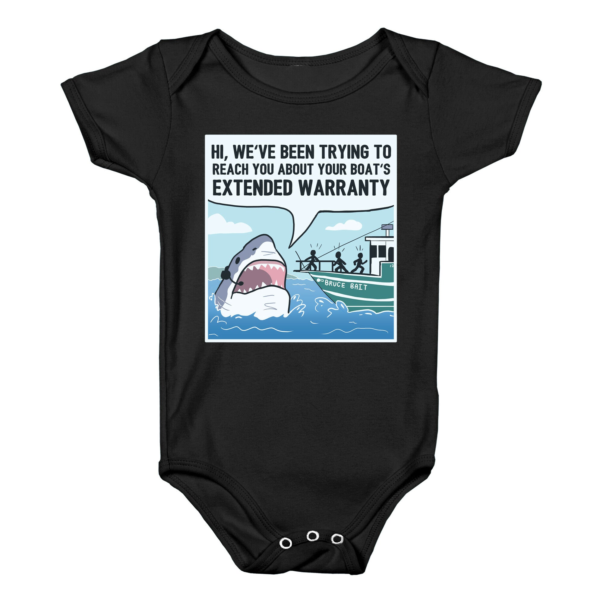 Your Boat's Extended Warranty Shark Baby One Piece