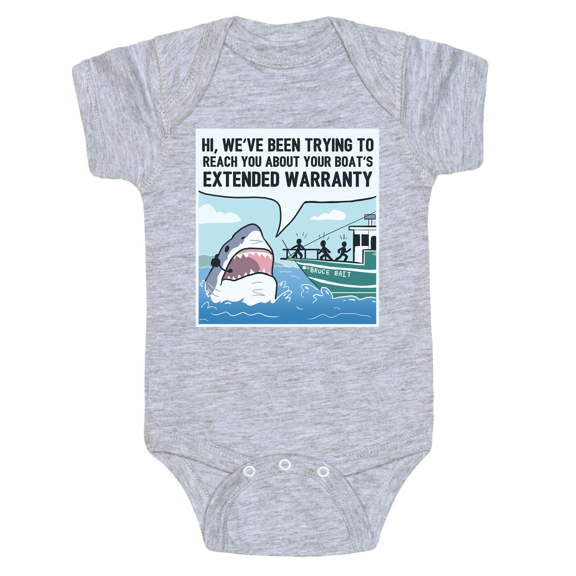 Your Boat's Extended Warranty Shark Baby One Piece