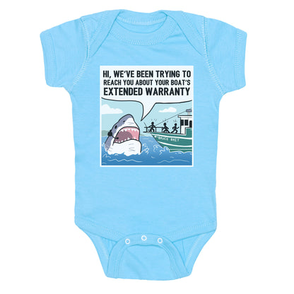 Your Boat's Extended Warranty Shark Baby One Piece