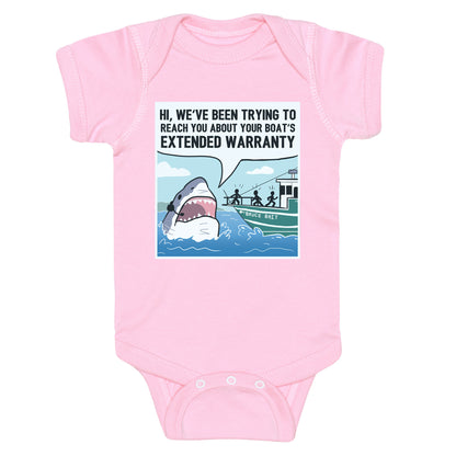 Your Boat's Extended Warranty Shark Baby One Piece