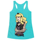 Sleeping Punk Beauty Racerback Tank
