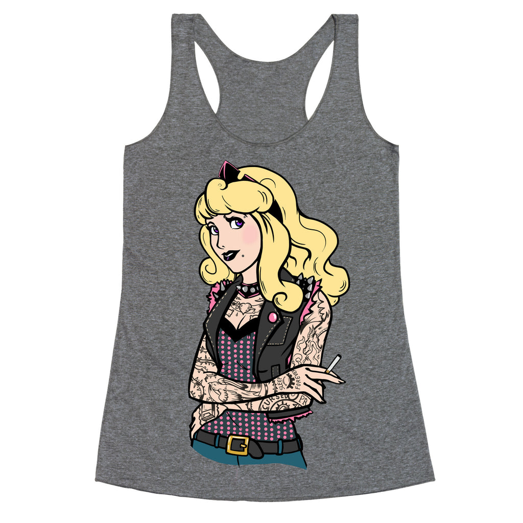 Sleeping Punk Beauty Racerback Tank