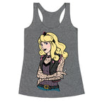 Sleeping Punk Beauty Racerback Tank