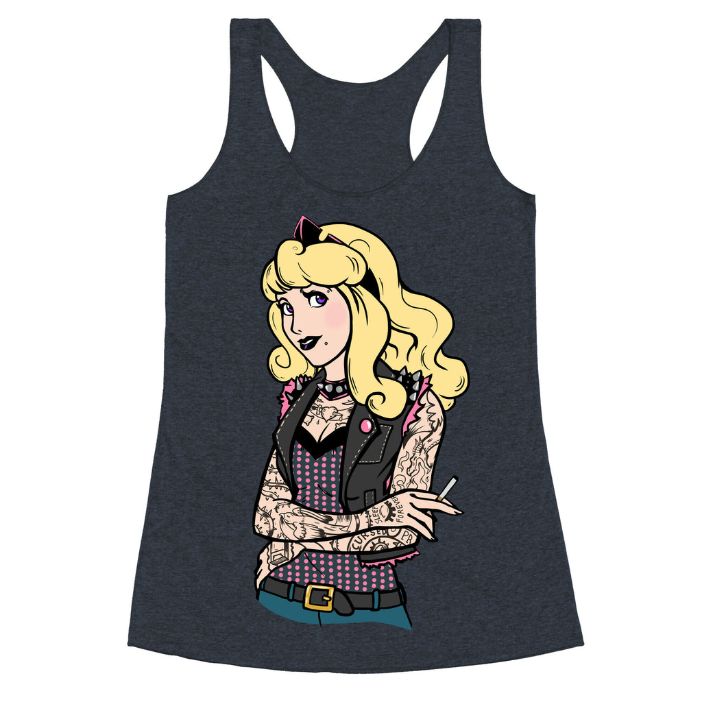 Sleeping Punk Beauty Racerback Tank