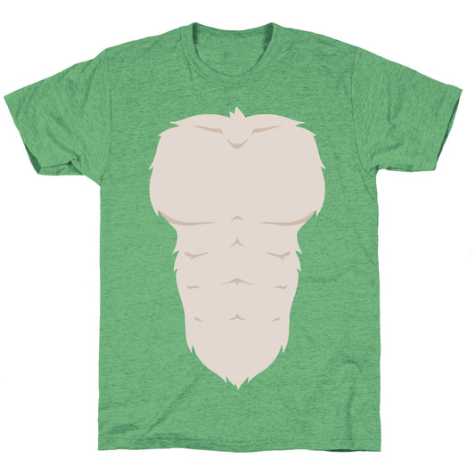 Ripped Furry Chest Unisex Triblend Tee