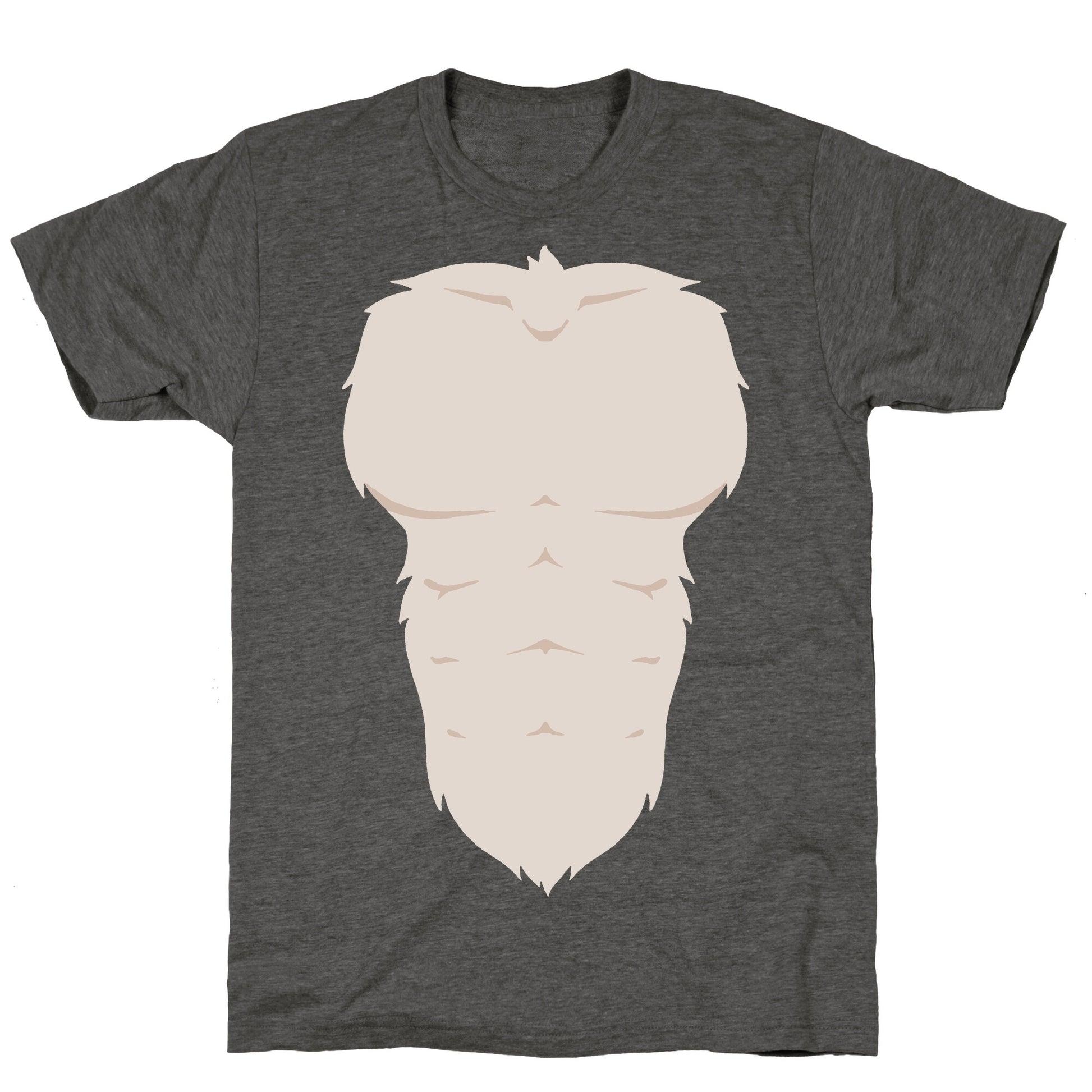 Ripped Furry Chest Unisex Triblend Tee