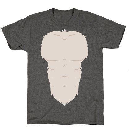 Ripped Furry Chest Unisex Triblend Tee