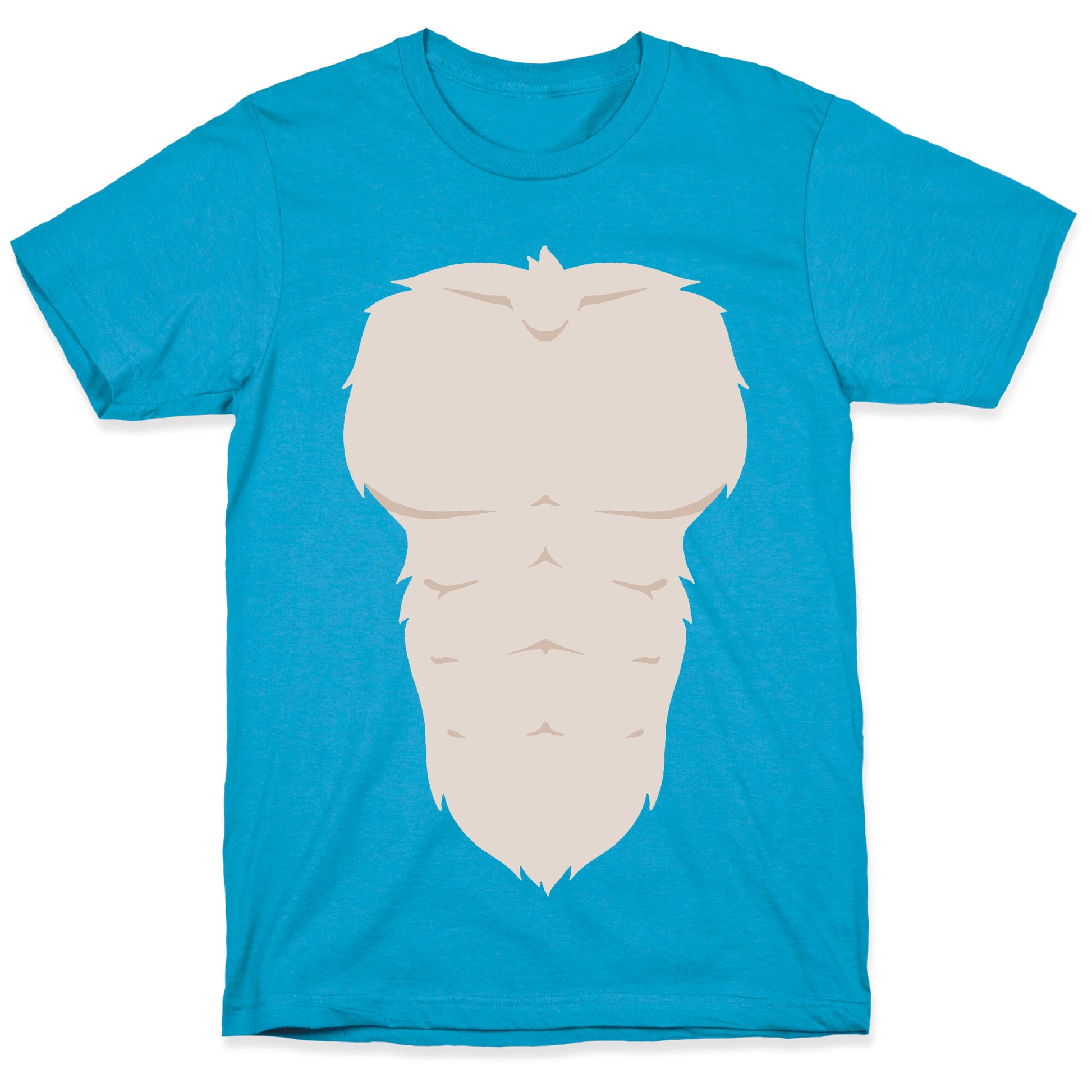 Ripped Furry Chest Unisex Triblend Tee