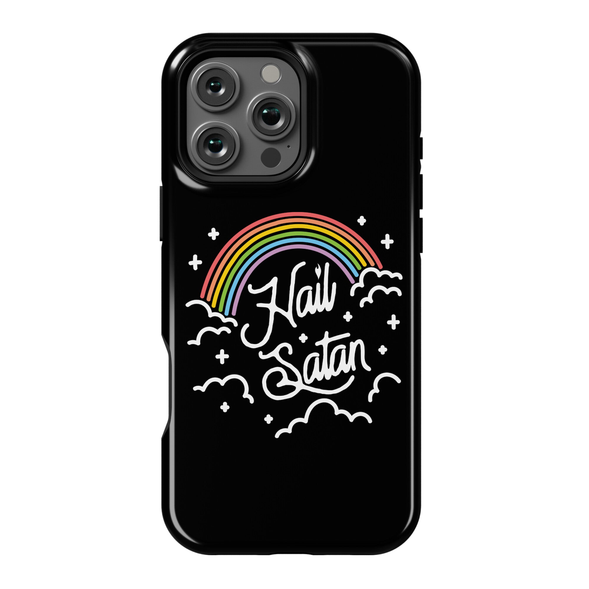 Hail Satan Rainbow Phone Case