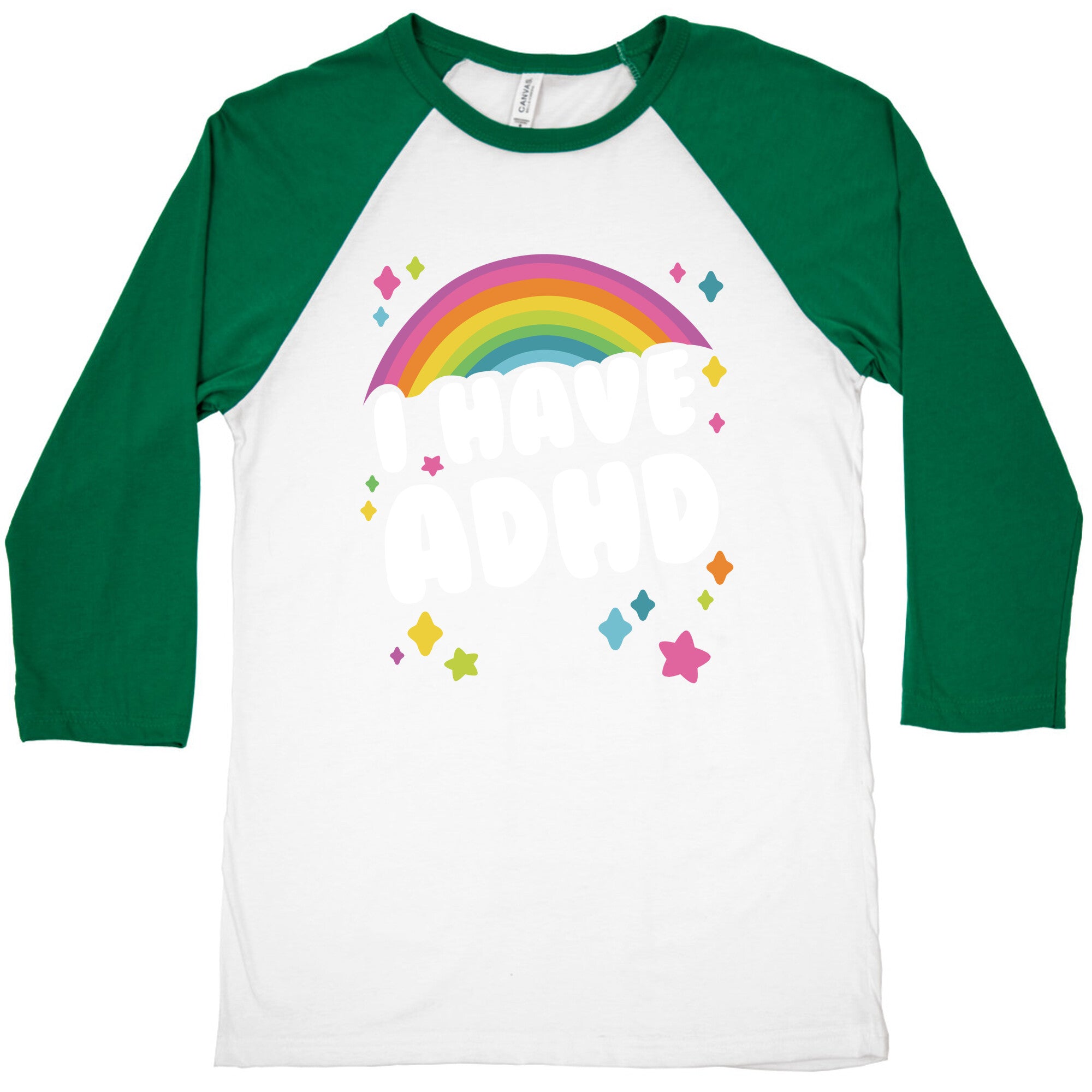 I Have ADHD Baseball Tee
