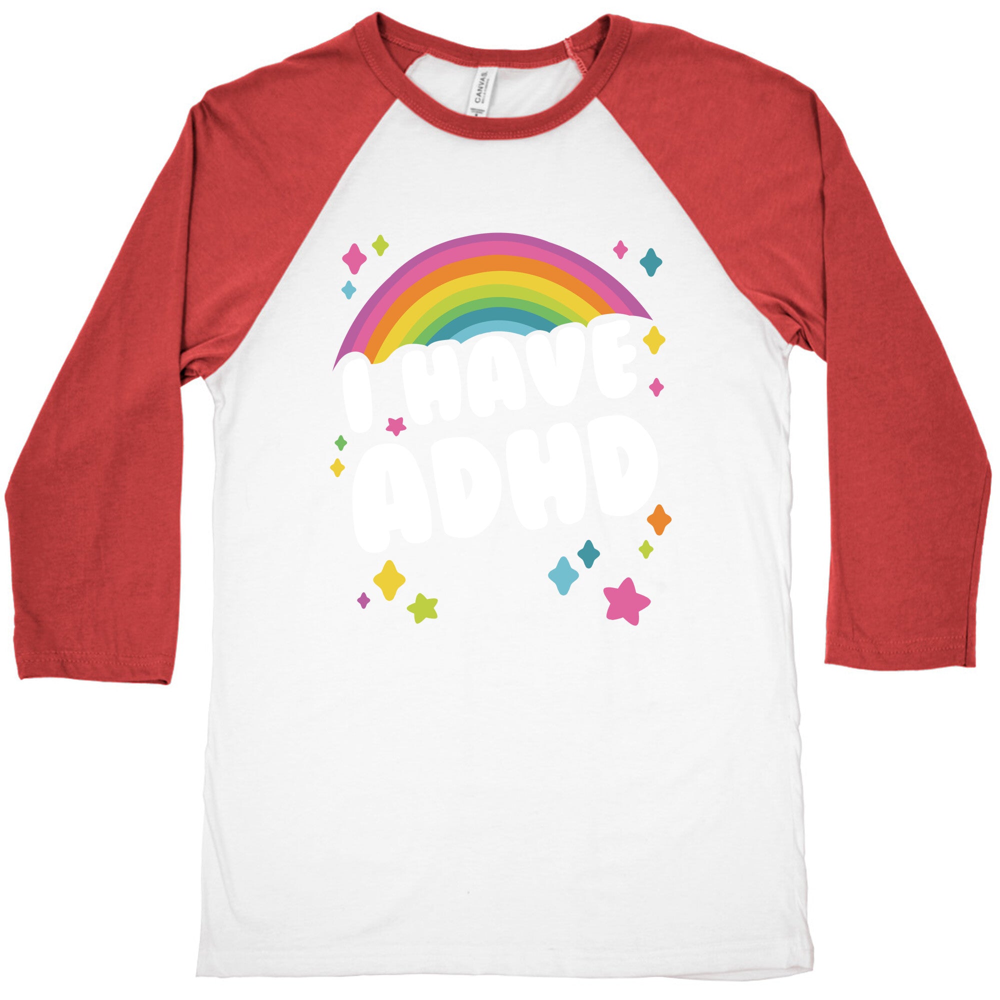I Have ADHD Baseball Tee