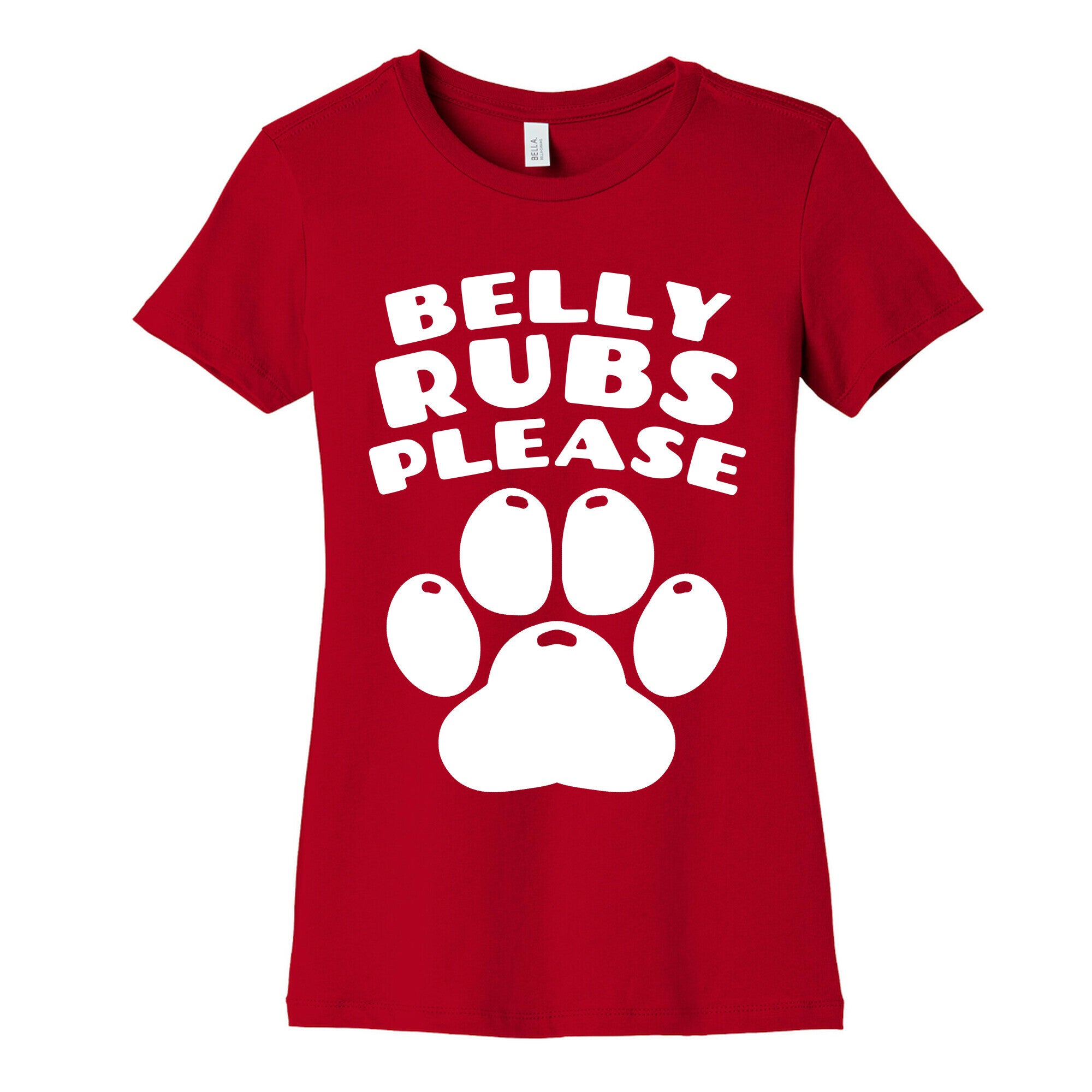 Belly Rubs Please Women's Cotton Tee