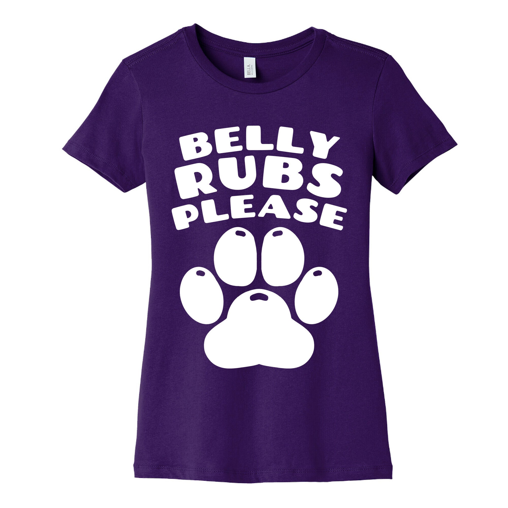 Belly Rubs Please Women's Cotton Tee