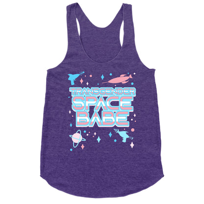 Transgender Space Babe Racerback Tank