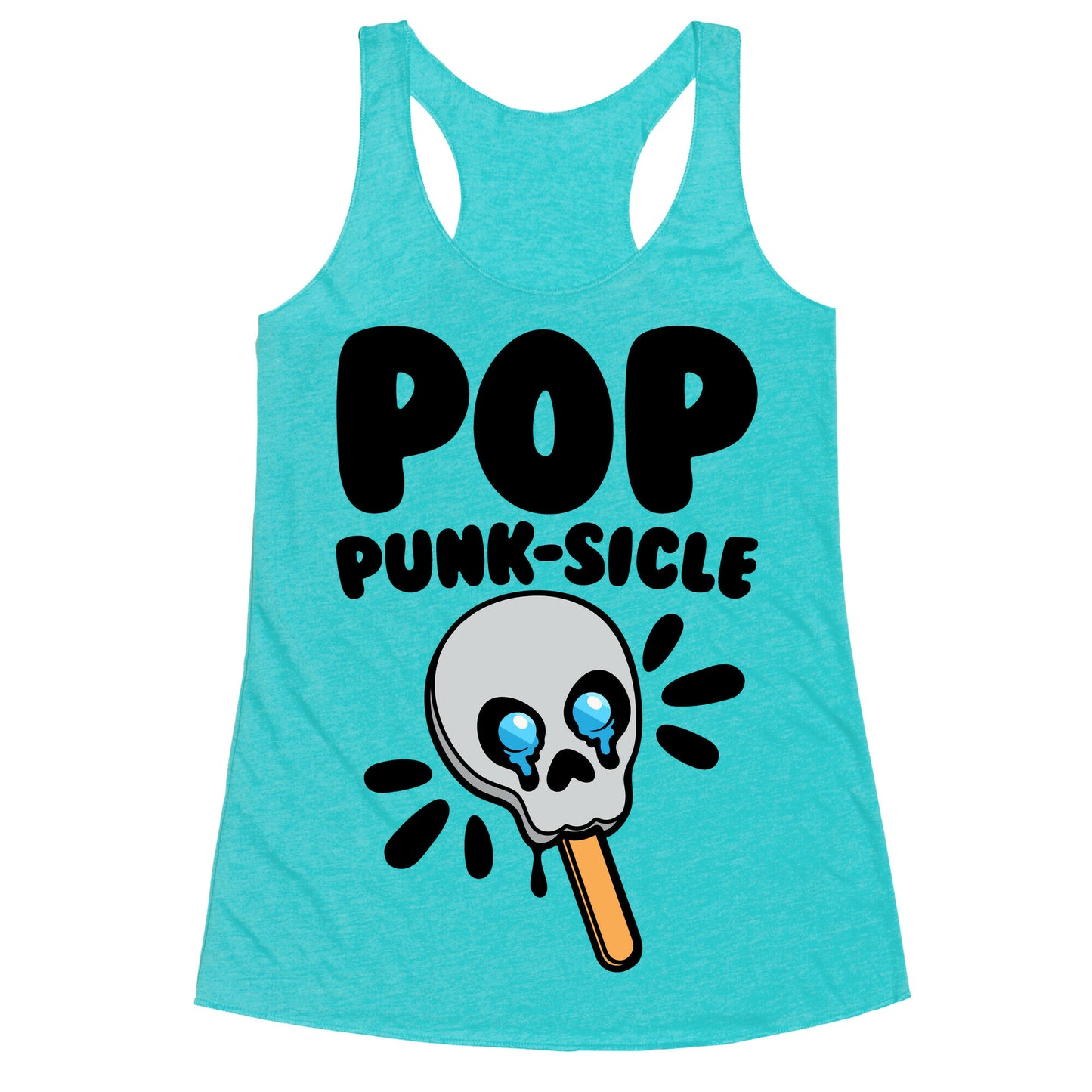 Pop Punk-sicle Parody Racerback Tank