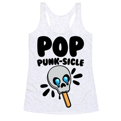 Pop Punk-sicle Parody Racerback Tank