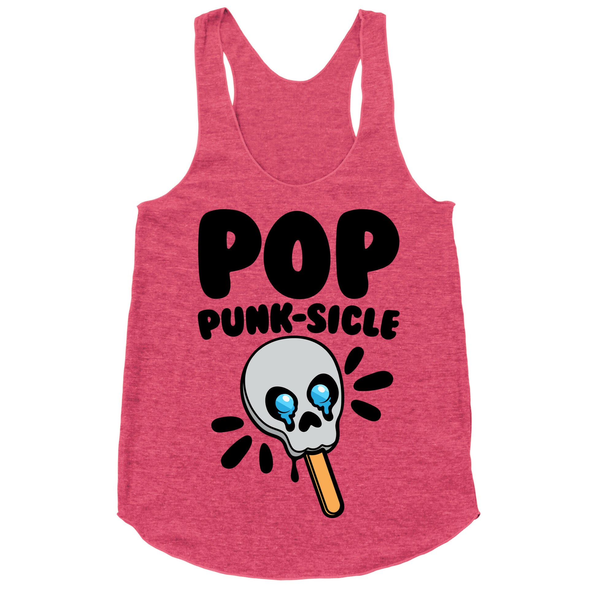 Pop Punk-sicle Parody Racerback Tank