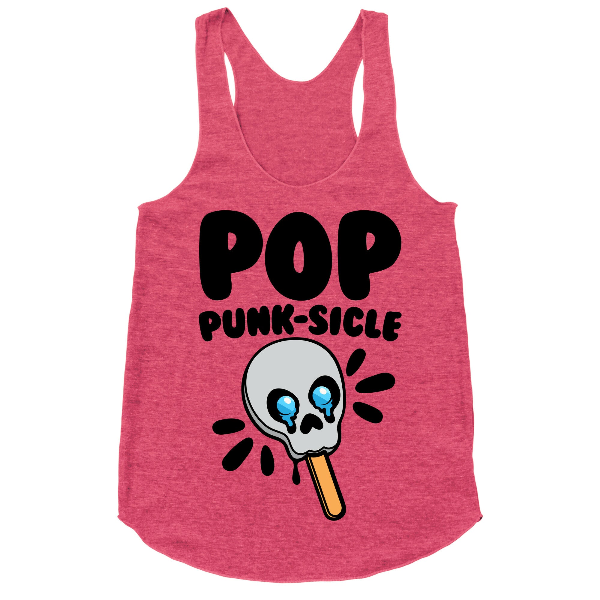 Pop Punk-sicle Parody Racerback Tank