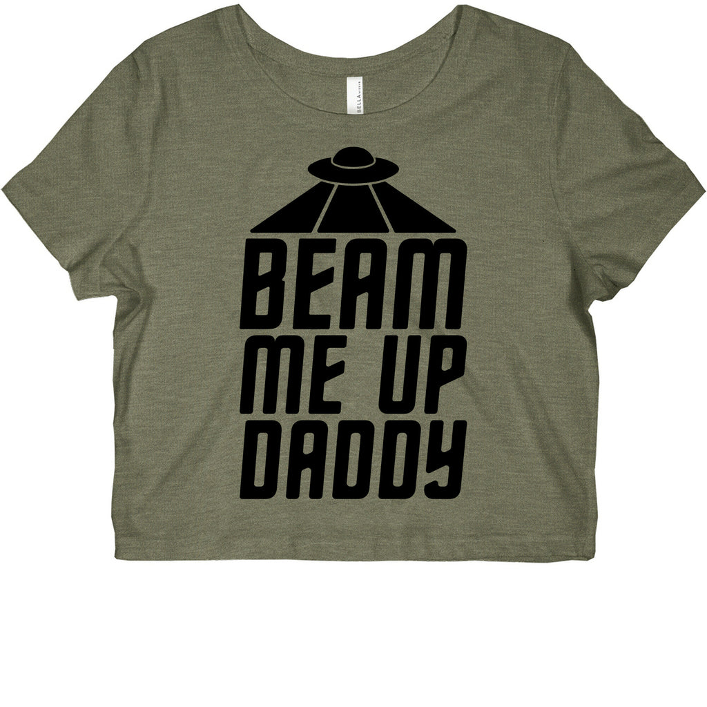 Beam Me Up Daddy Parody Graphic Baby Tee