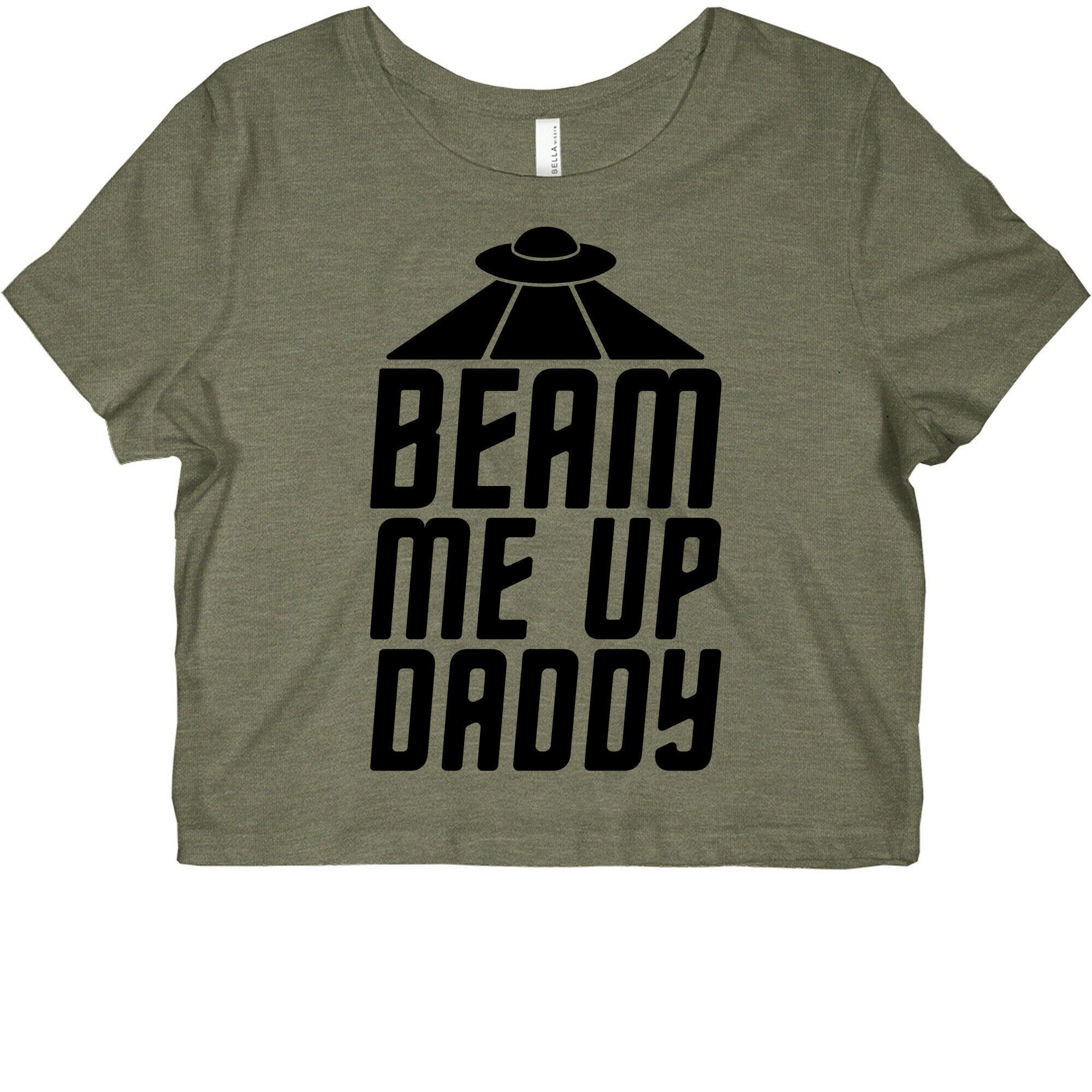 Beam Me Up Daddy Parody Graphic Baby Tee
