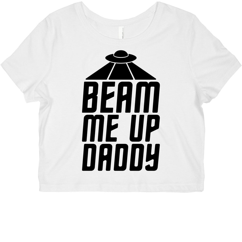 Beam Me Up Daddy Parody Graphic Baby Tee