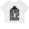 Beam Me Up Daddy Parody Graphic Baby Tee