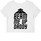 Beam Me Up Daddy Parody Graphic Baby Tee