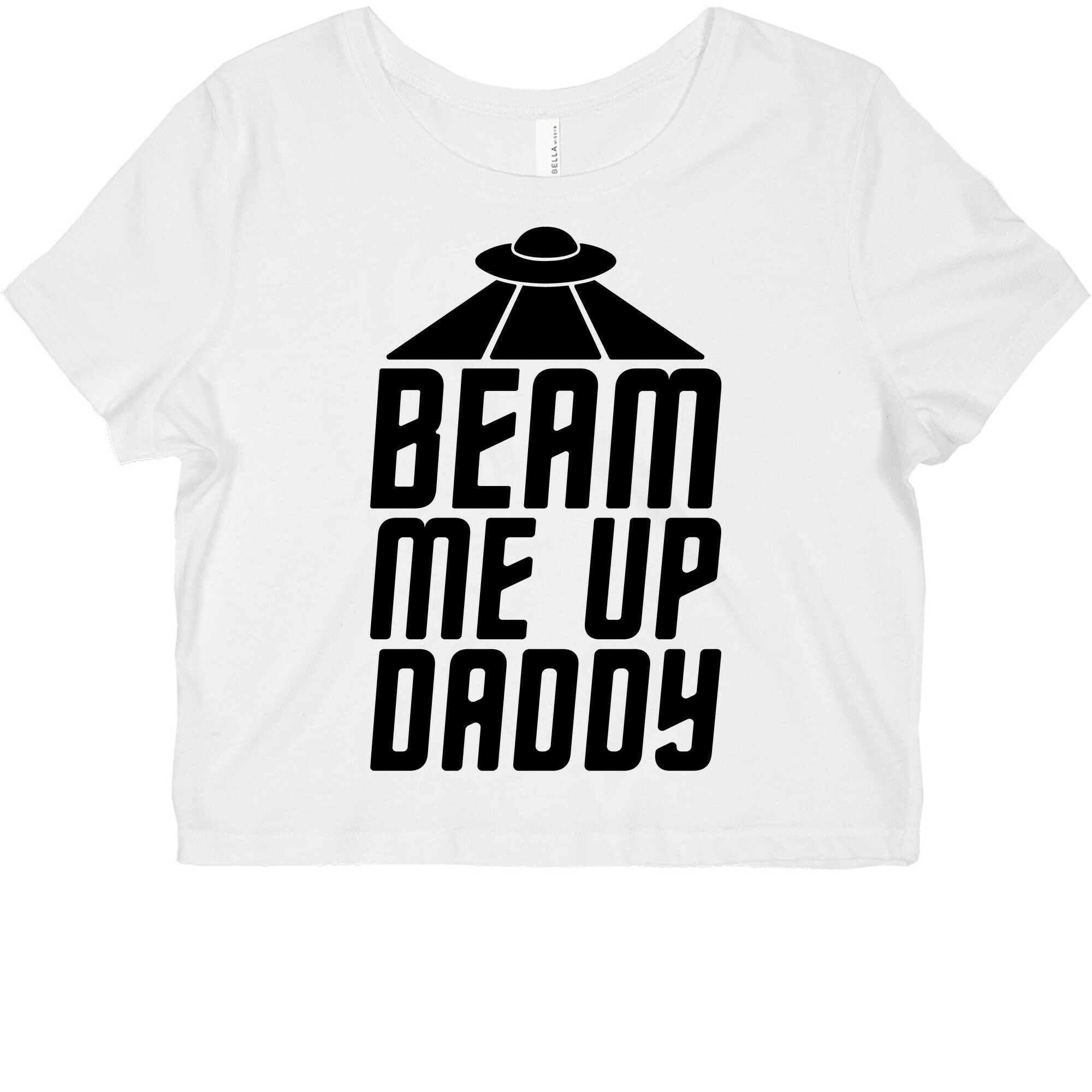 Beam Me Up Daddy Parody Graphic Baby Tee
