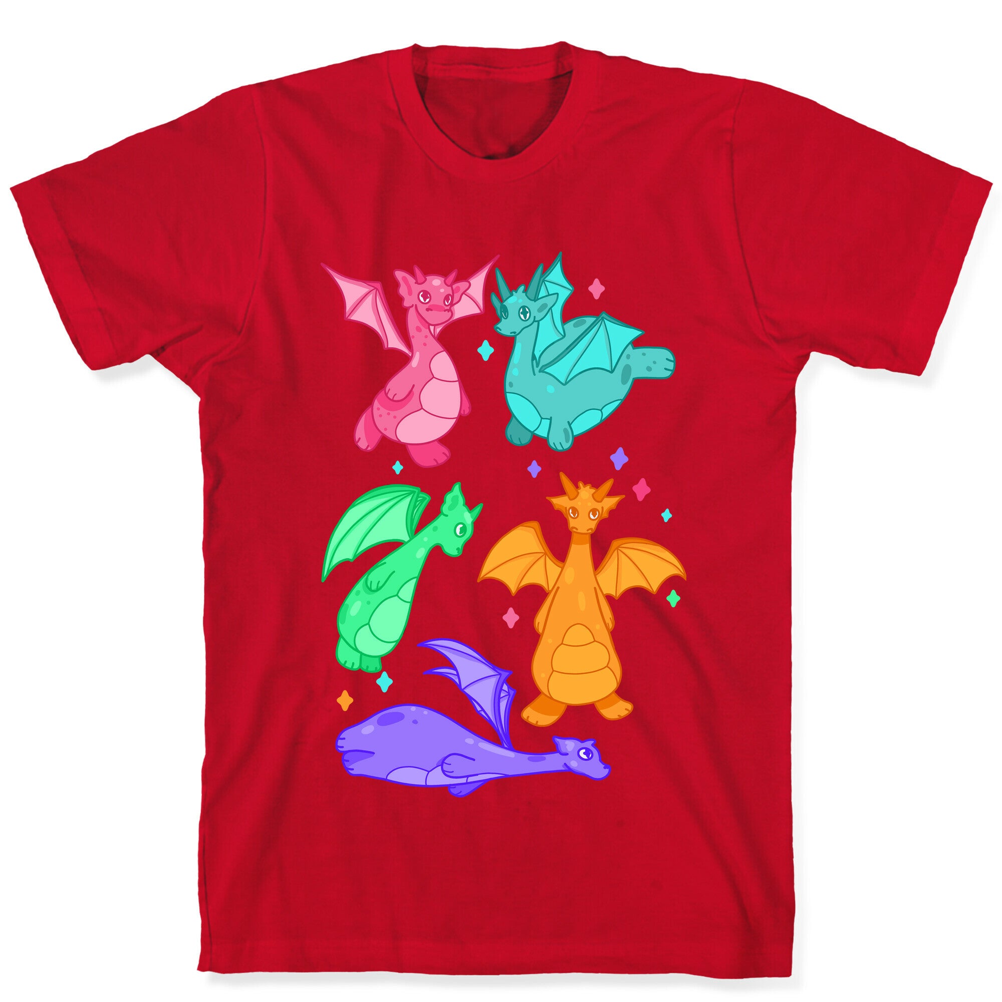 Colorful Dragons T-Shirt