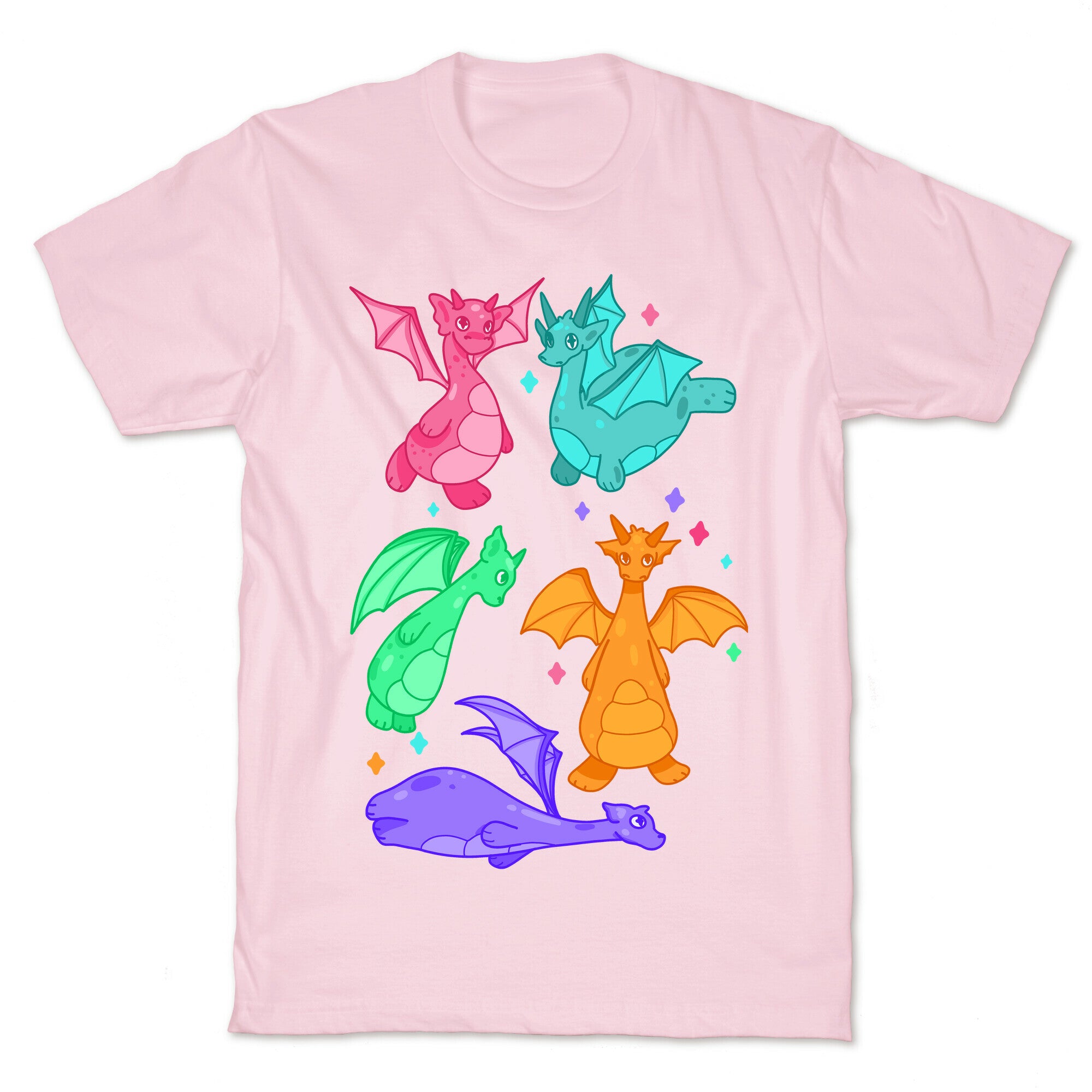 Colorful Dragons T-Shirt