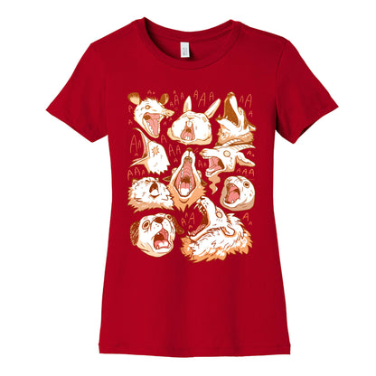 Screaming Animals Women's Cotton Tee