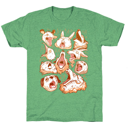Screaming Animals Unisex Triblend Tee