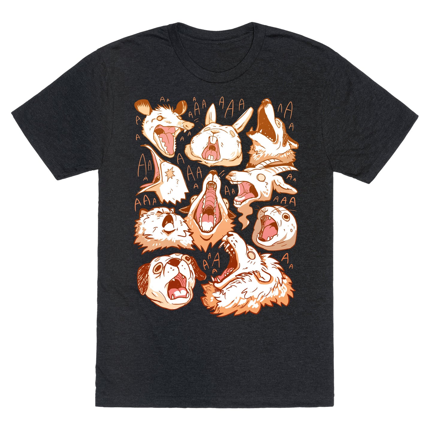 Screaming Animals Unisex Triblend Tee