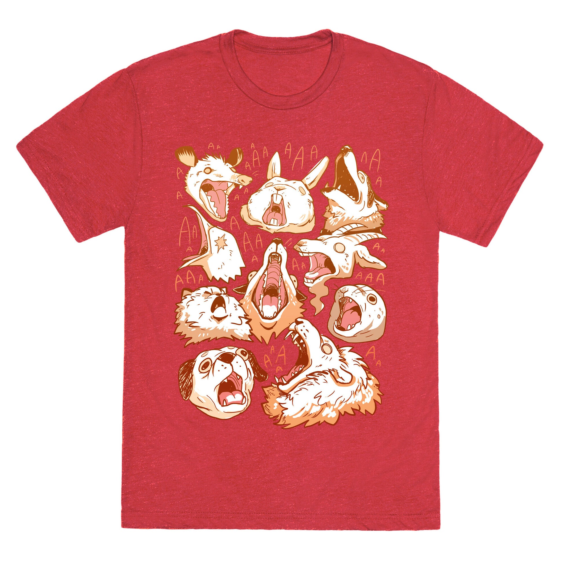 Screaming Animals Unisex Triblend Tee