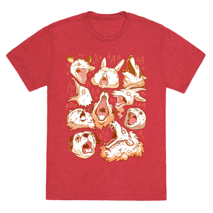 Screaming Animals Unisex Triblend Tee
