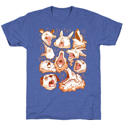 Screaming Animals Unisex Triblend Tee