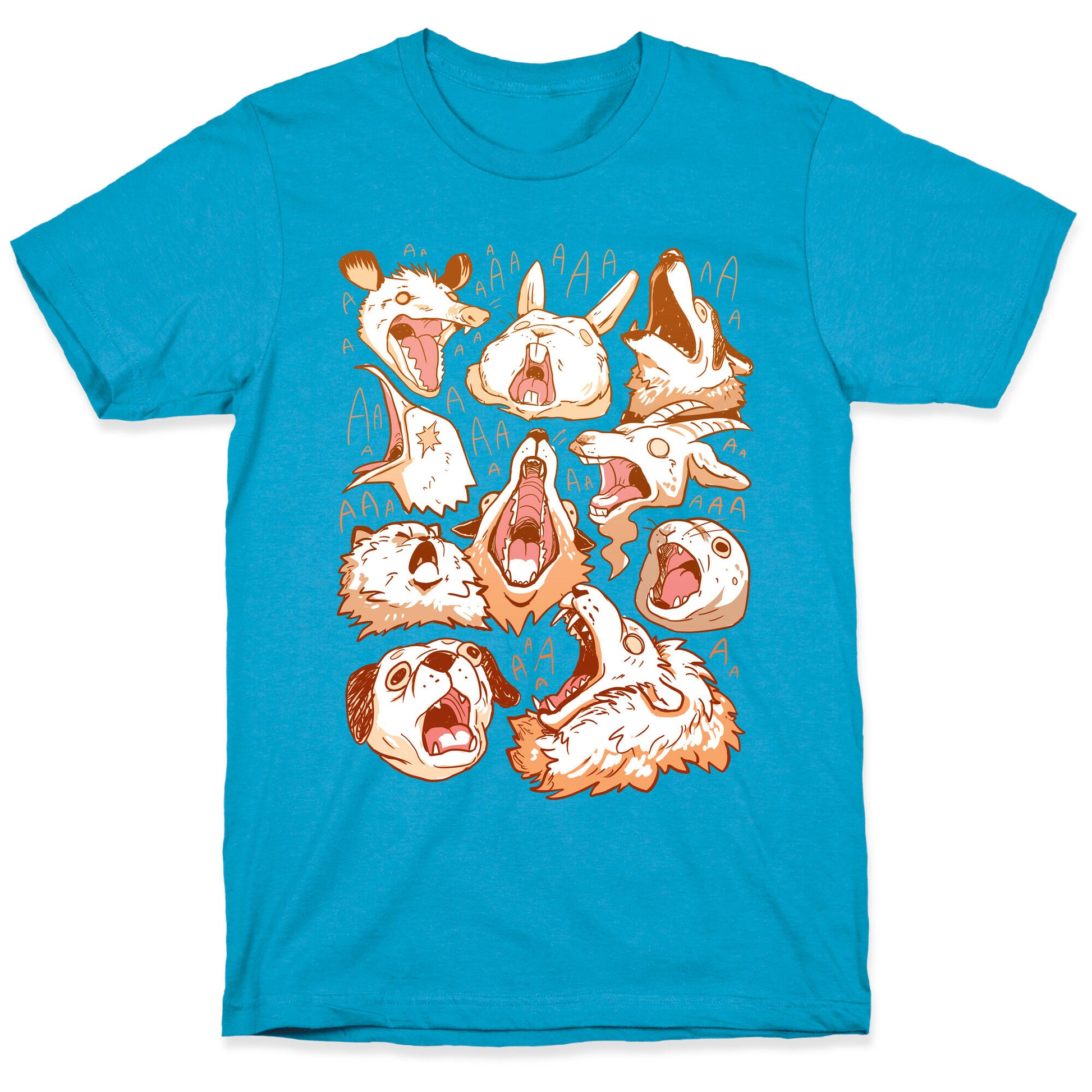 Screaming Animals Unisex Triblend Tee