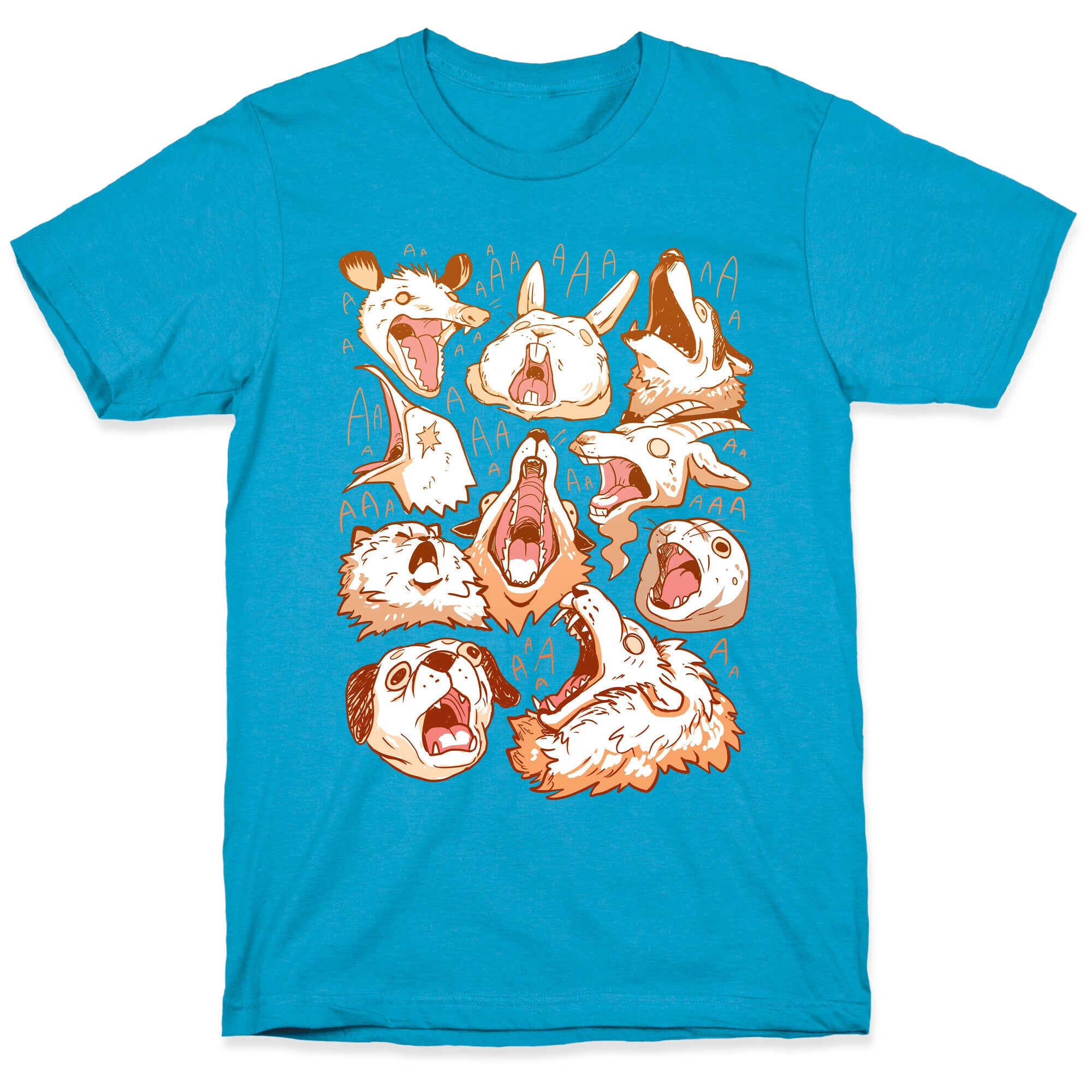 Screaming Animals Unisex Triblend Tee