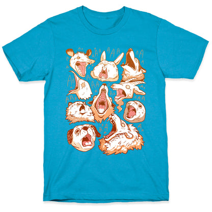 Screaming Animals Unisex Triblend Tee
