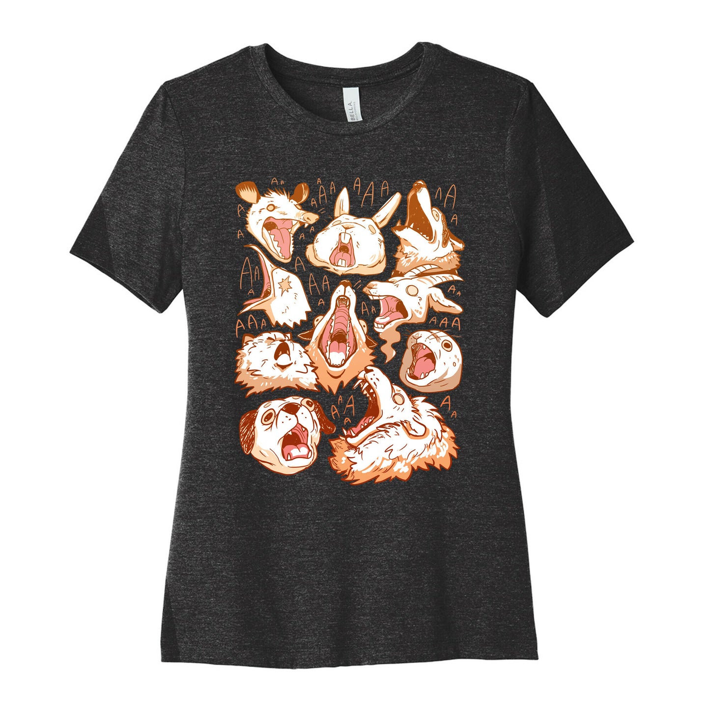 Screaming Animals Women's Cotton Tee