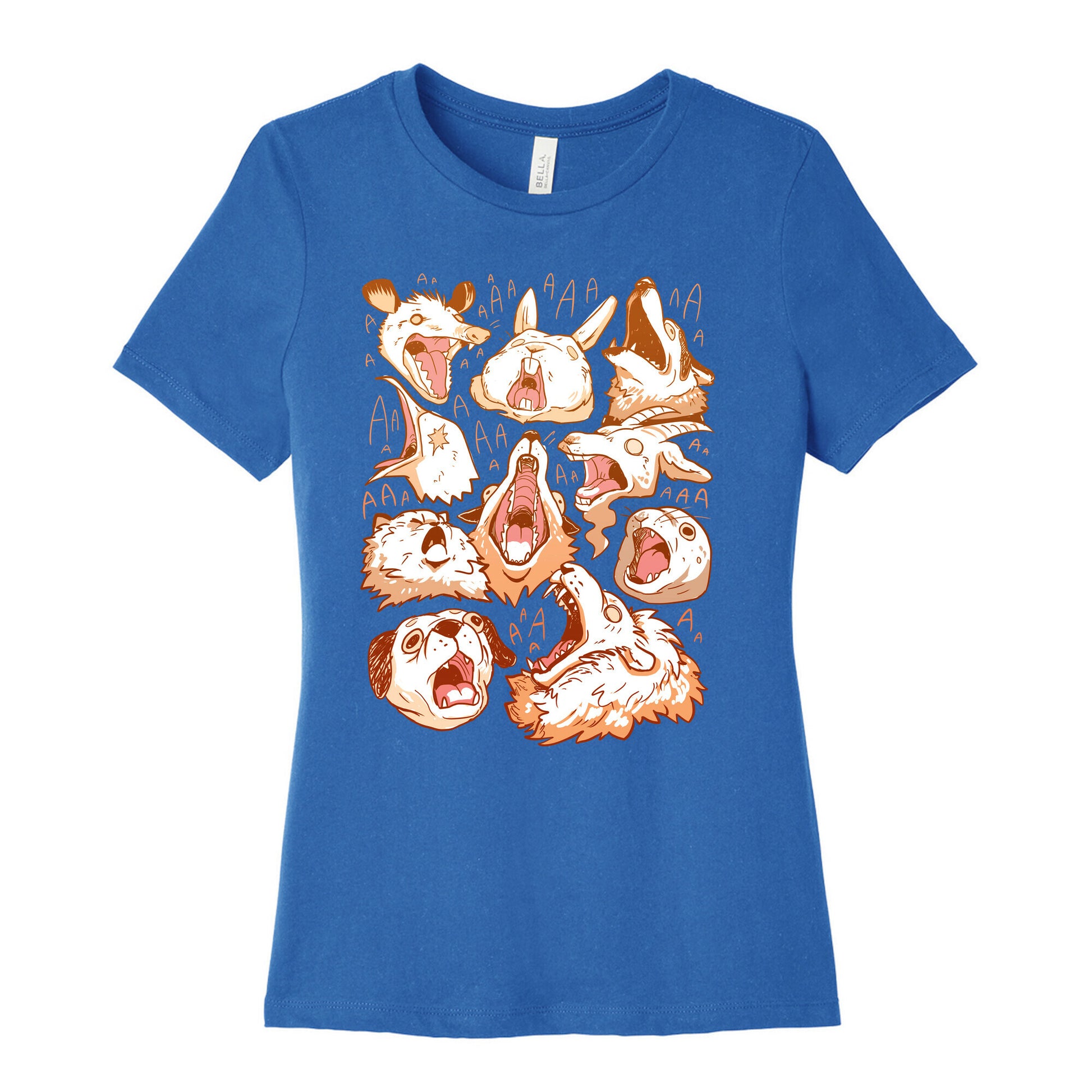 Screaming Animals Women's Cotton Tee