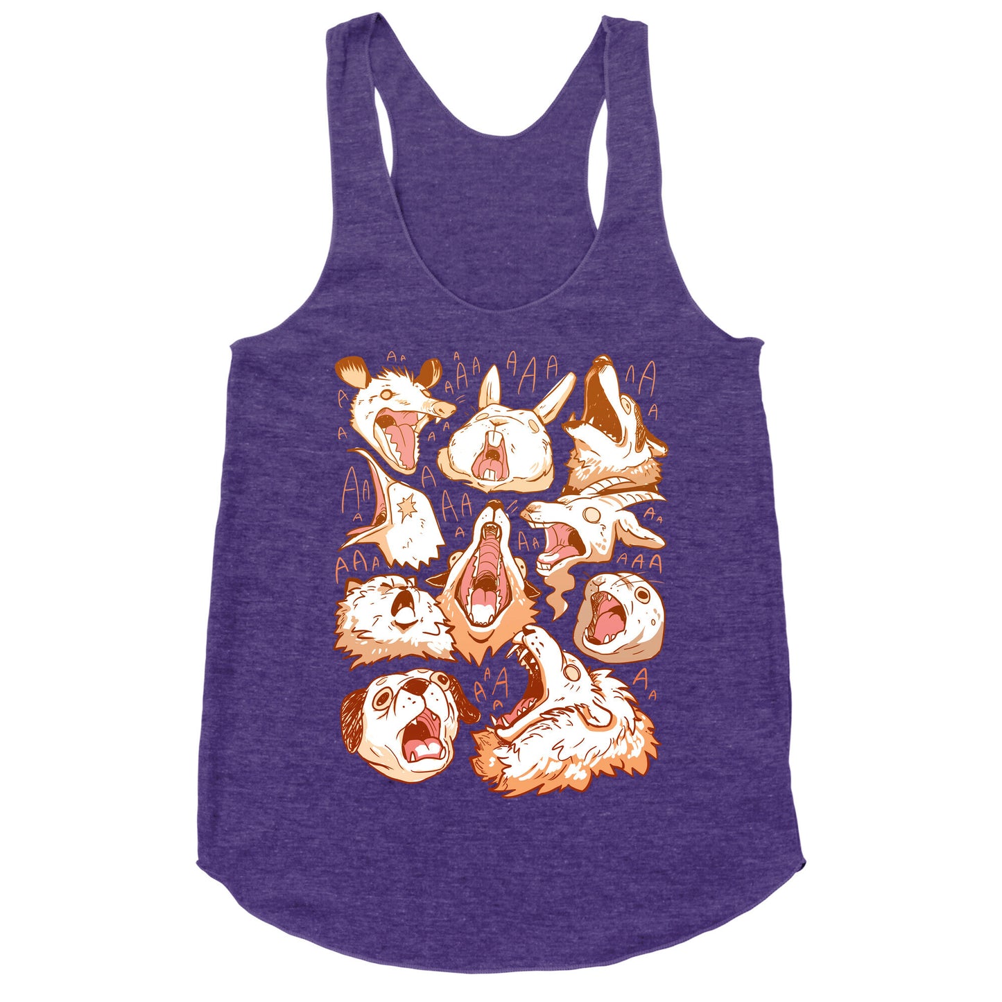 Screaming Animals Racerback Tank